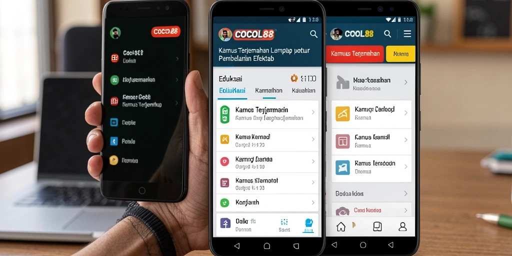 Tampilan antarmuka COCOL88 yang intuitif dan mudah digunakan.