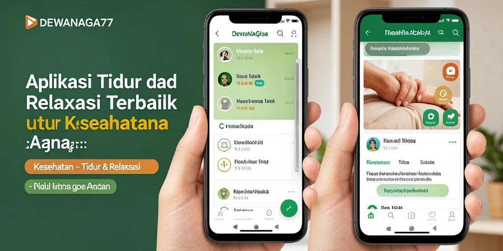 Antarmuka DEWANAGA77 yang menenangkan untuk tidur dan relaksasi.