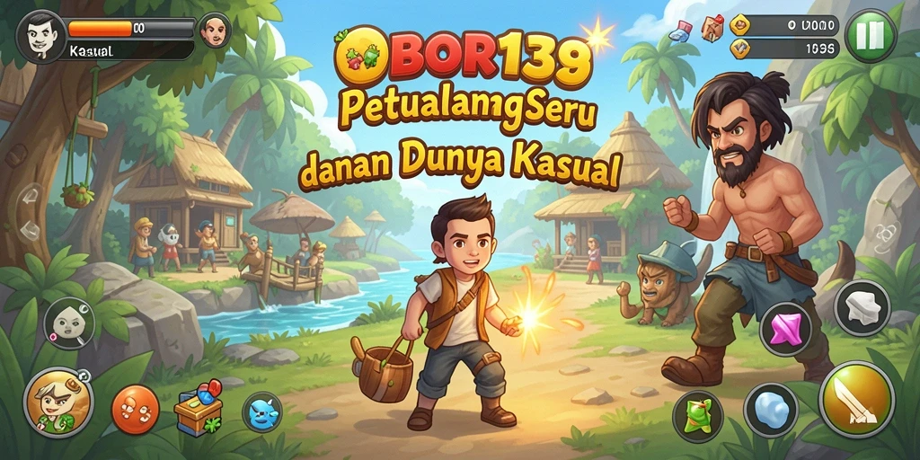 Tampilan antarmuka OBOR138 yang ceria dan interaktif.
