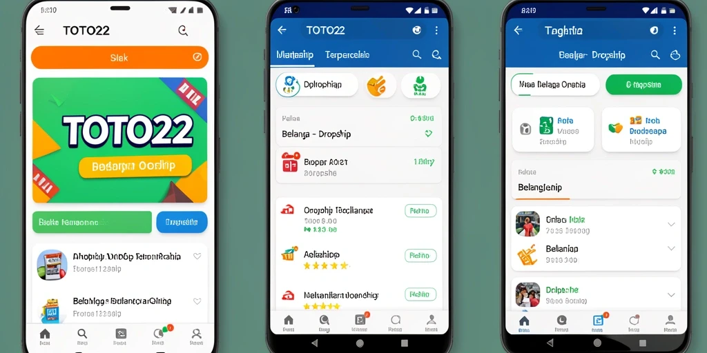 Antarmuka TOTO22 menampilkan berbagai pilihan produk Dropship yang menarik.