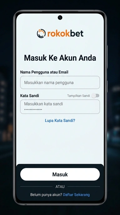 Masuk Akun Rokokbet untuk Pengguna Android