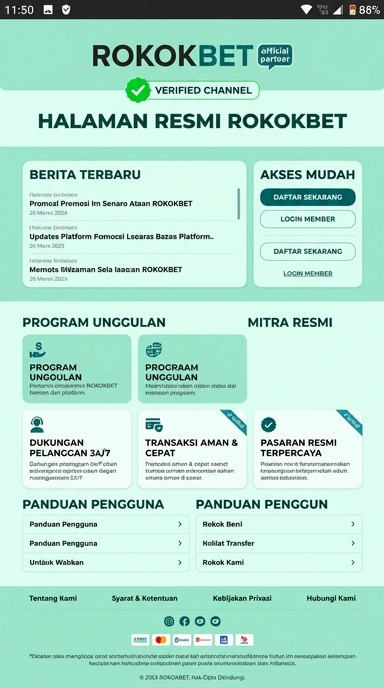 Kanal Resmi Rokokbet untuk Pengguna Android Indonesia